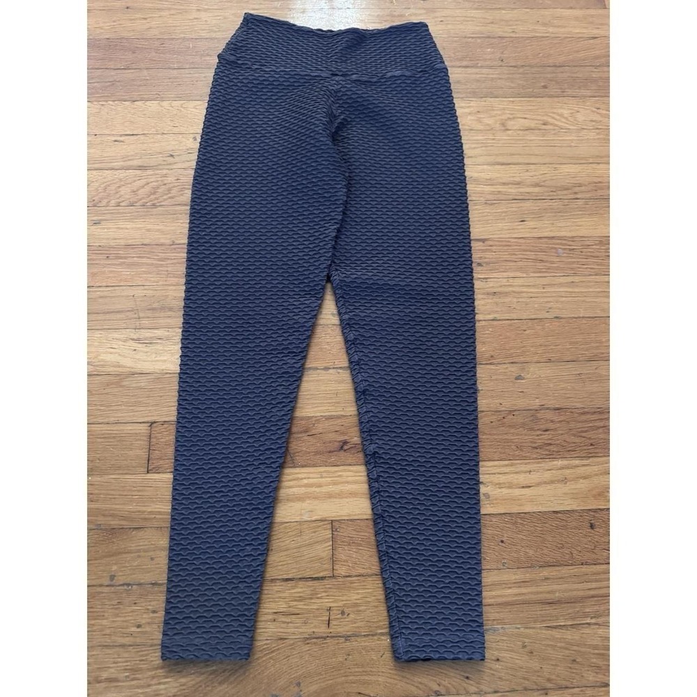 Boty by Brabants Women's Gray Textured Ankle Leggings One Size Fits Most - Picture 2 of 3